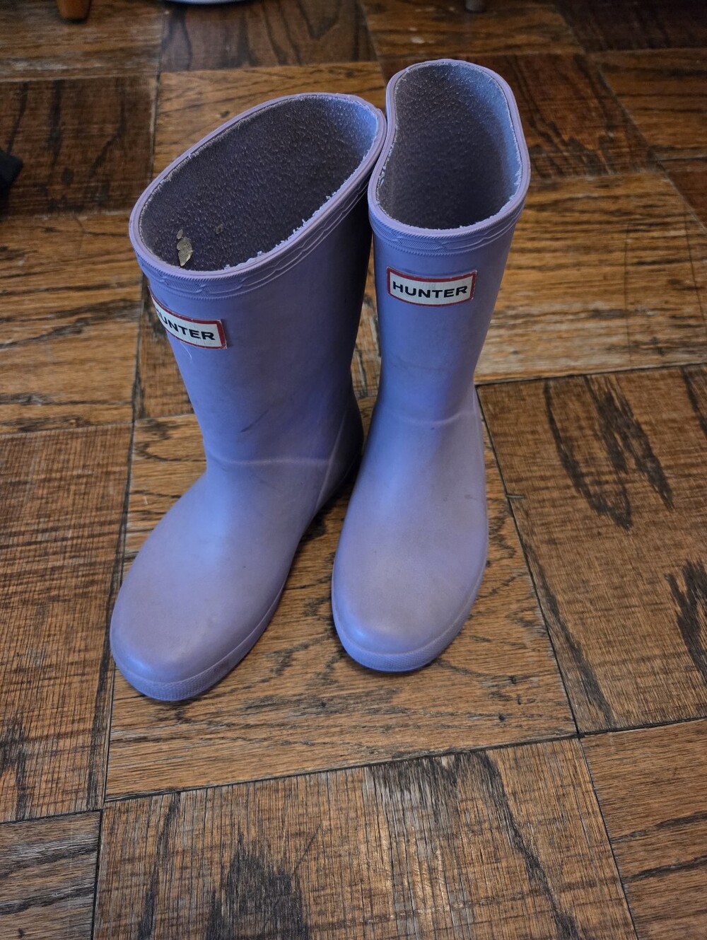 Hunter Rain Boots - Kids First Classic Rain Boots (Lilac)
